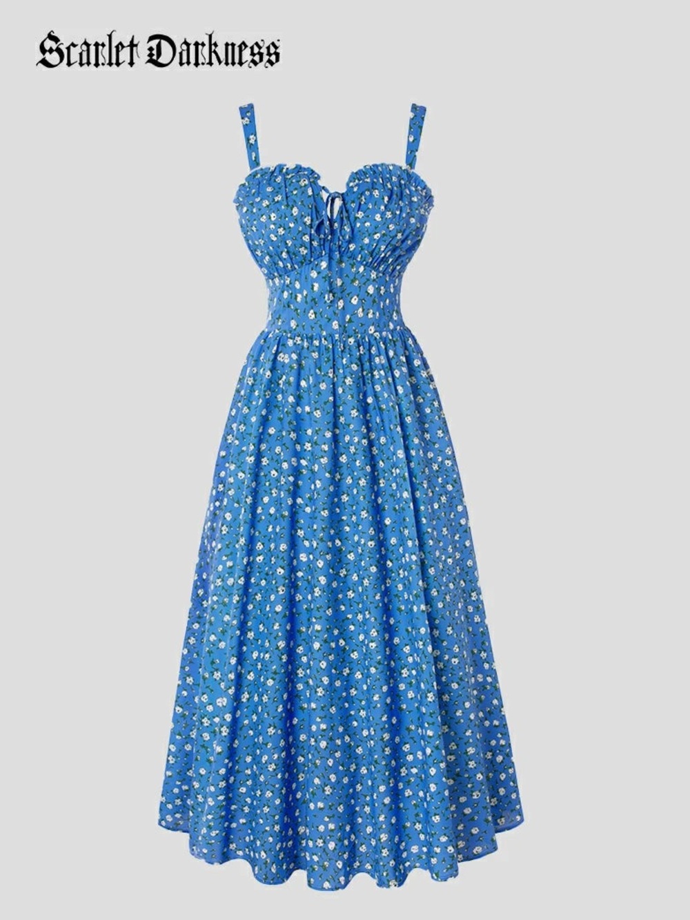 NWT Scarlett Darkness Sweetheart Floral Summer Wedding Pockets Dress 2X Retro